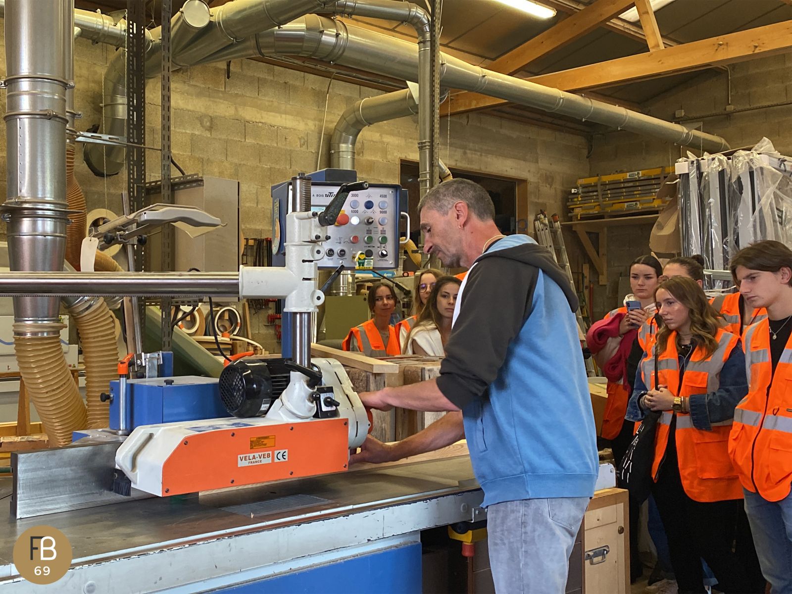 visite de la menuiserie Dupin Thevenon