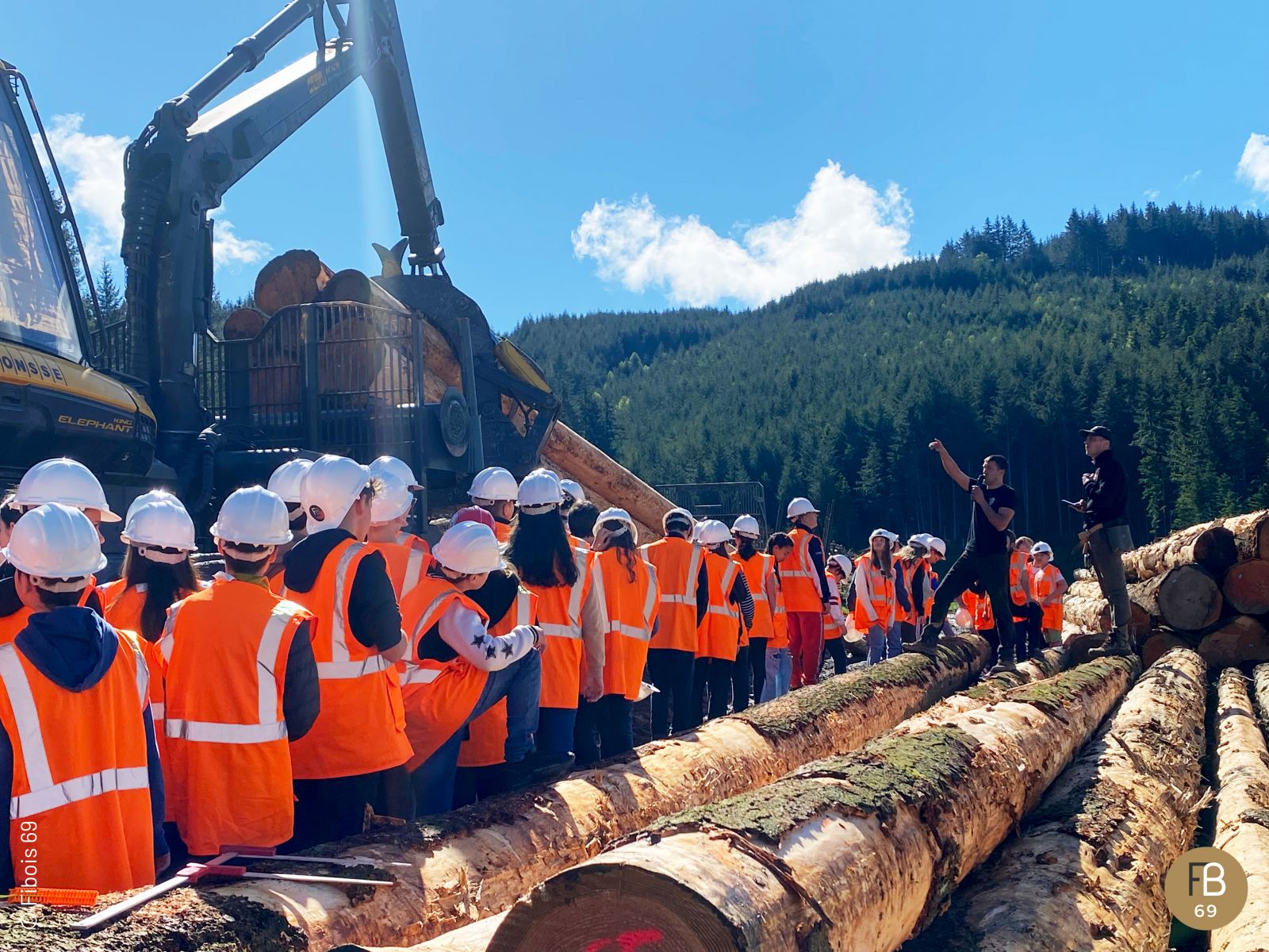 Chantier d'exploitation forestière - Chizelle Frère