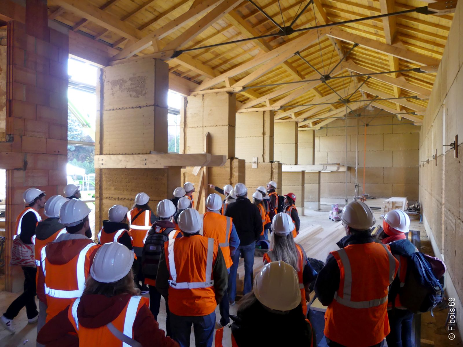 Nov 24 - Visite Pro-Bois - Médiathèque de Montanay en bois et pisé