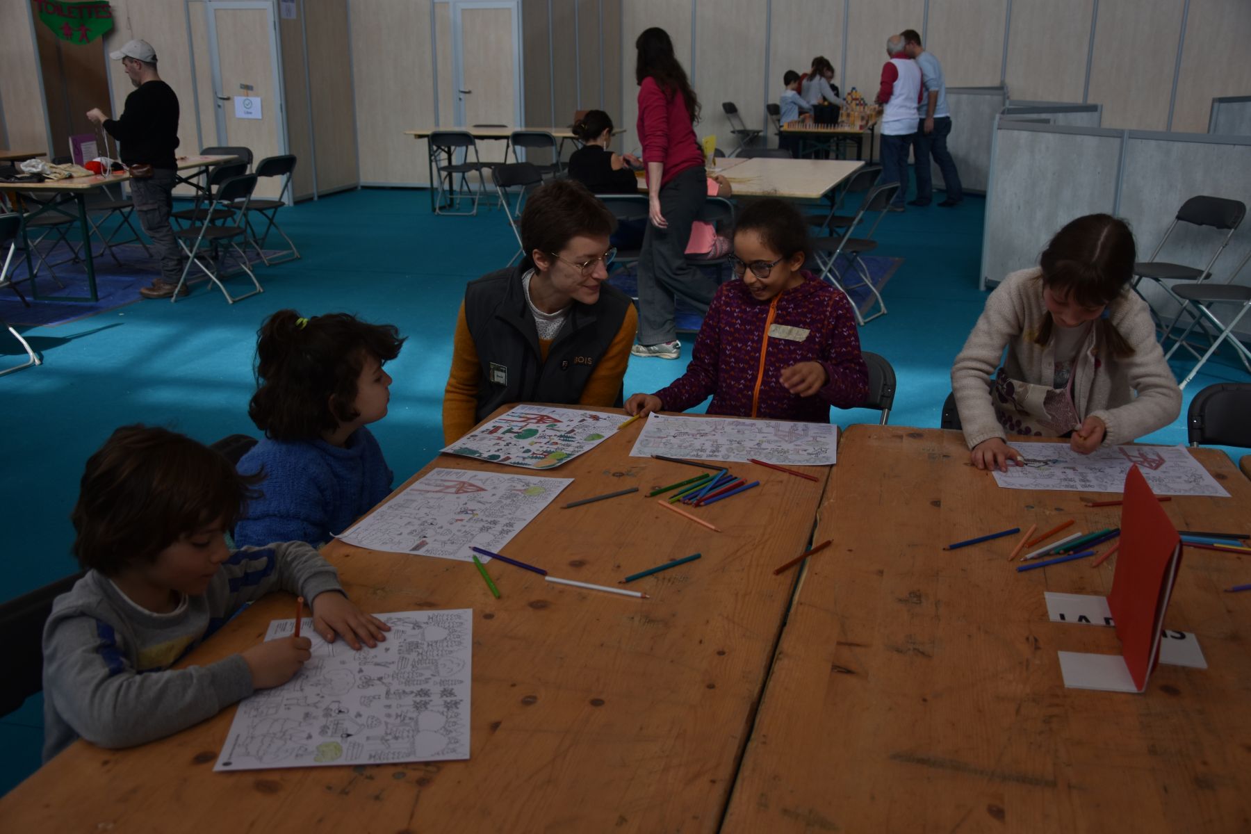 6 au 8 mars : Fibois 69 participait au Salon Primevère et proposait pour la première fois une animation «coloriage géant»