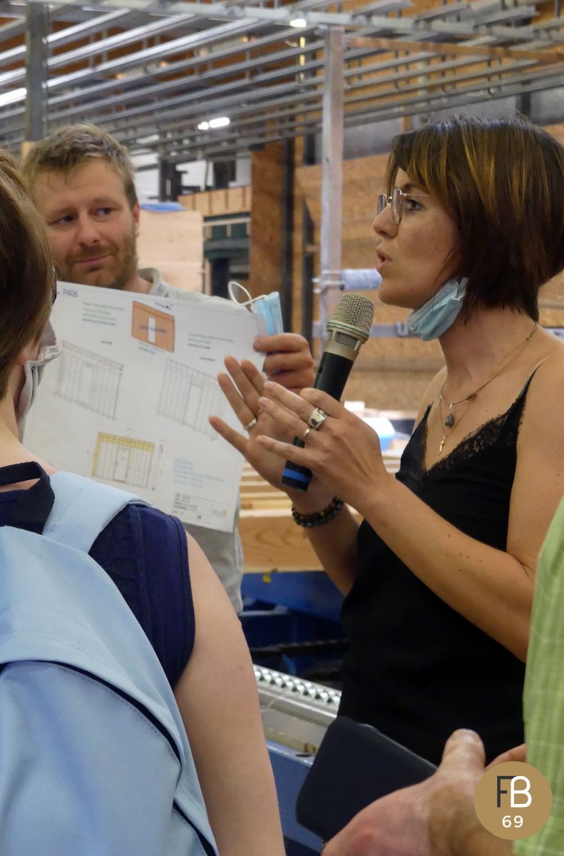 Visite atelier pré-fabrication maison bois