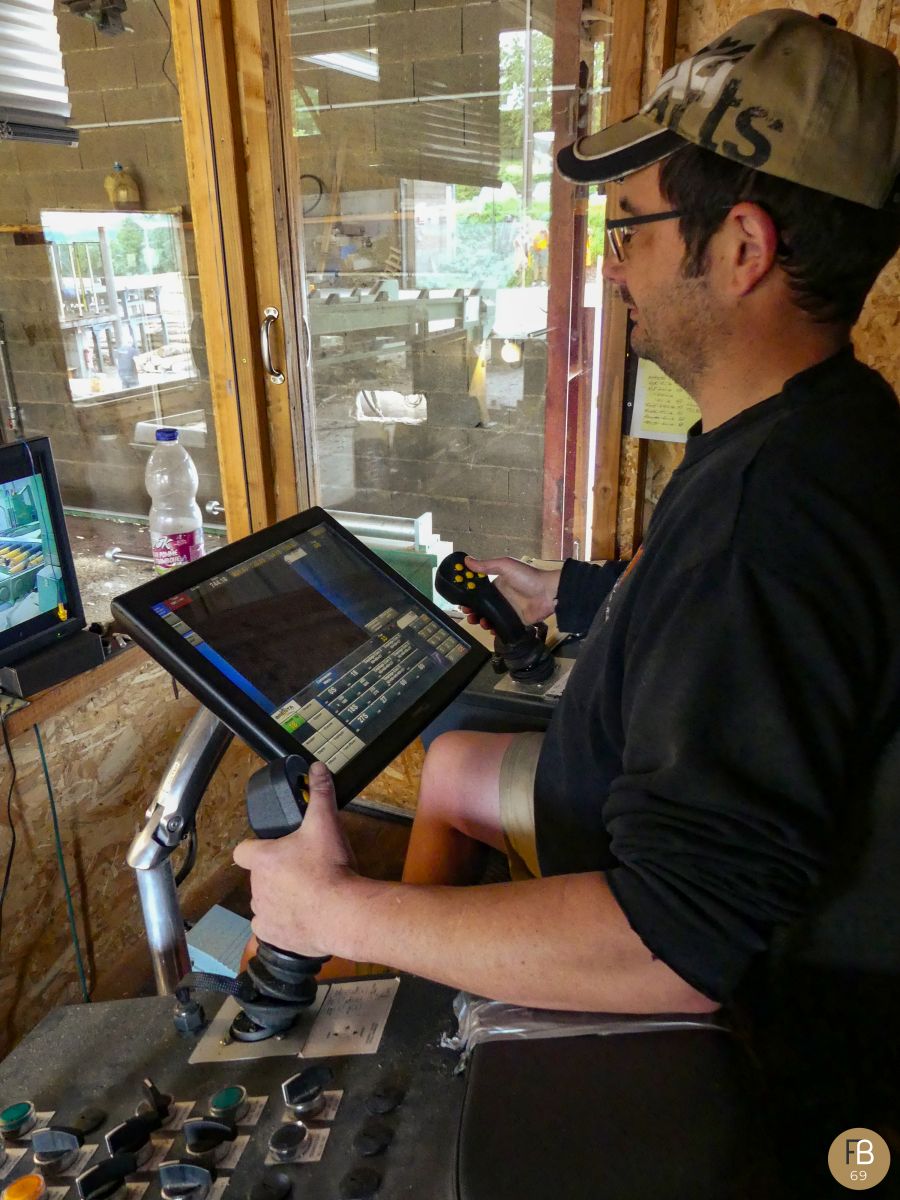 Visite d'une scierie