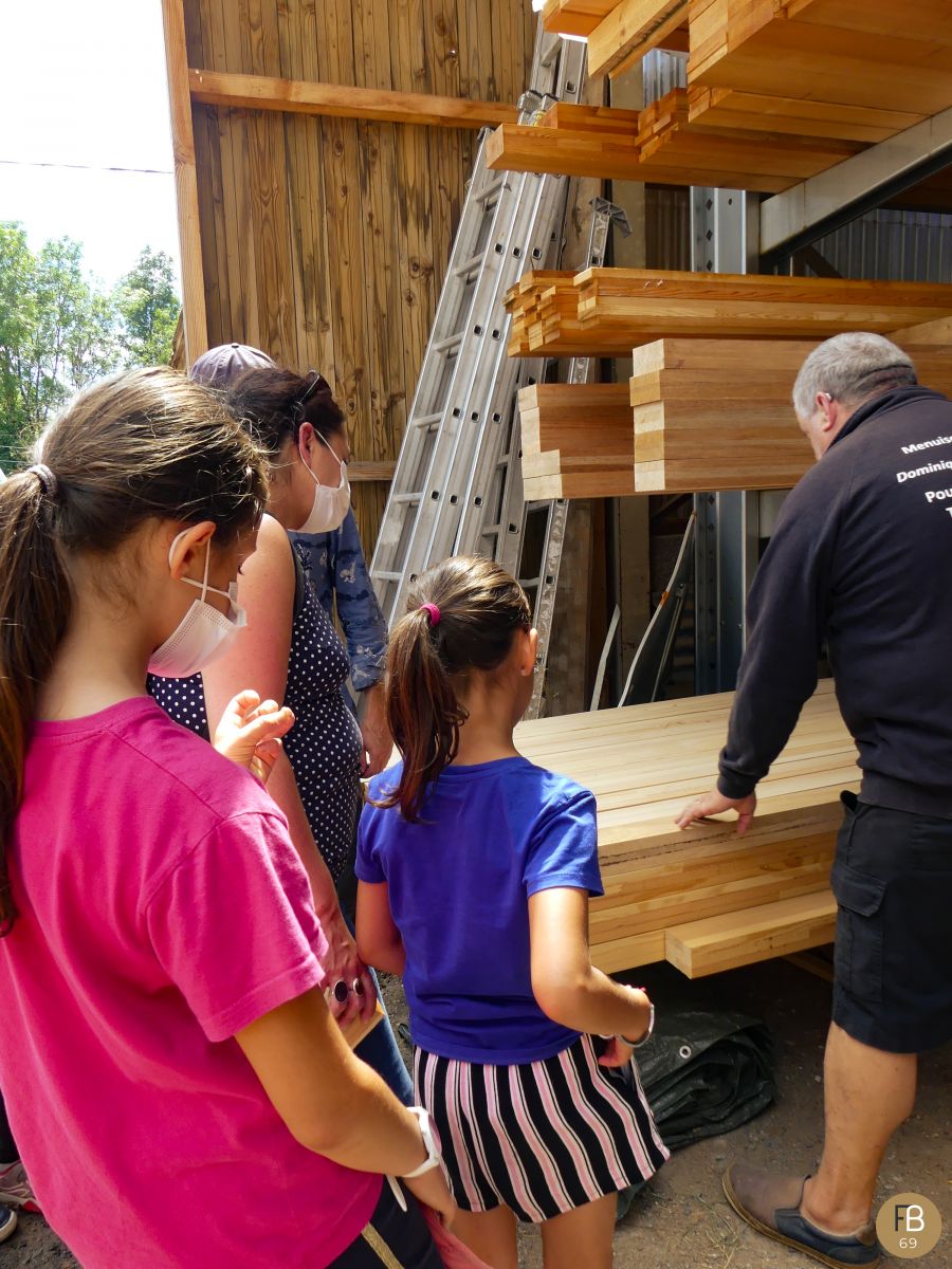 Visite d'une menuiserie