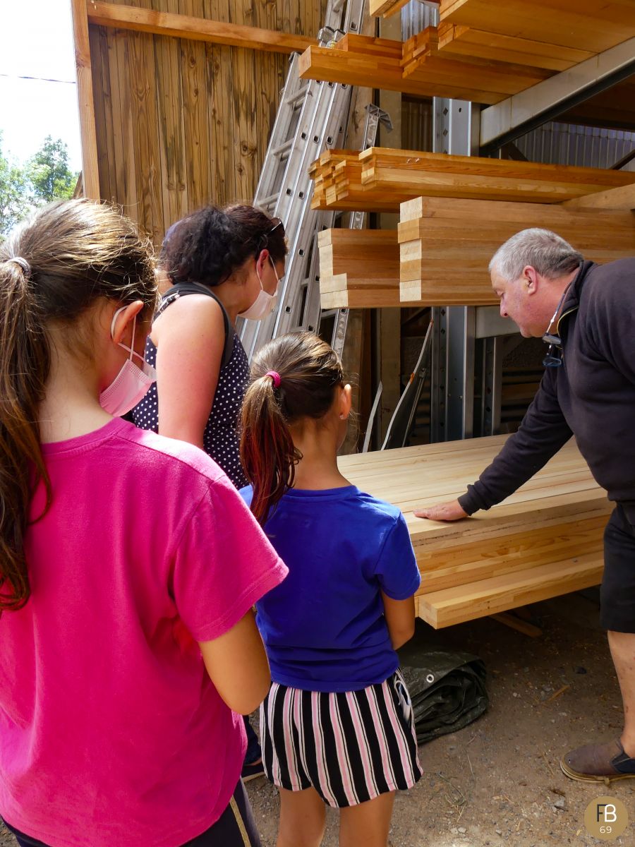 Visite d'une menuiserie