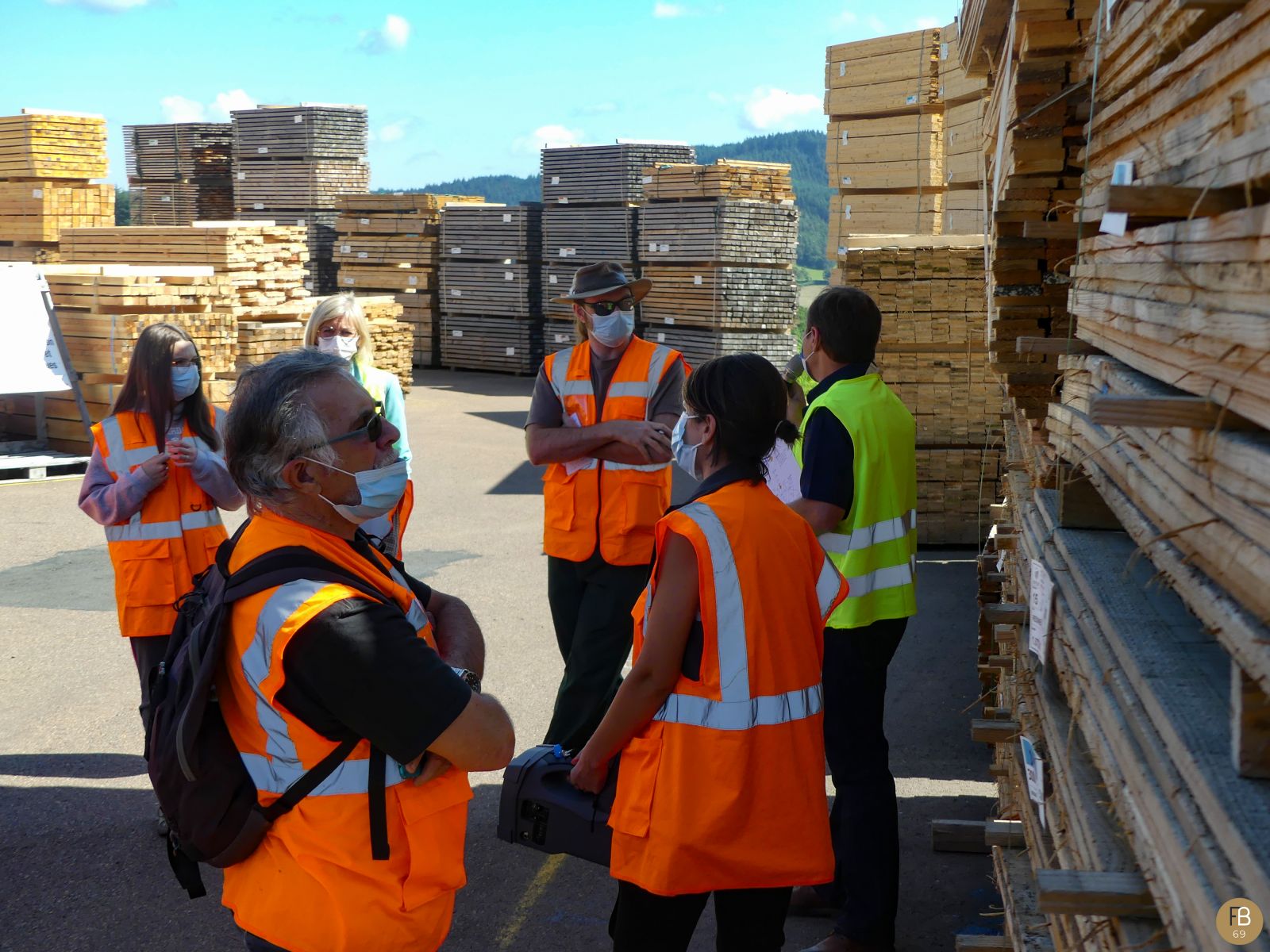 Visite d'ateliers de fabrication d'emballage