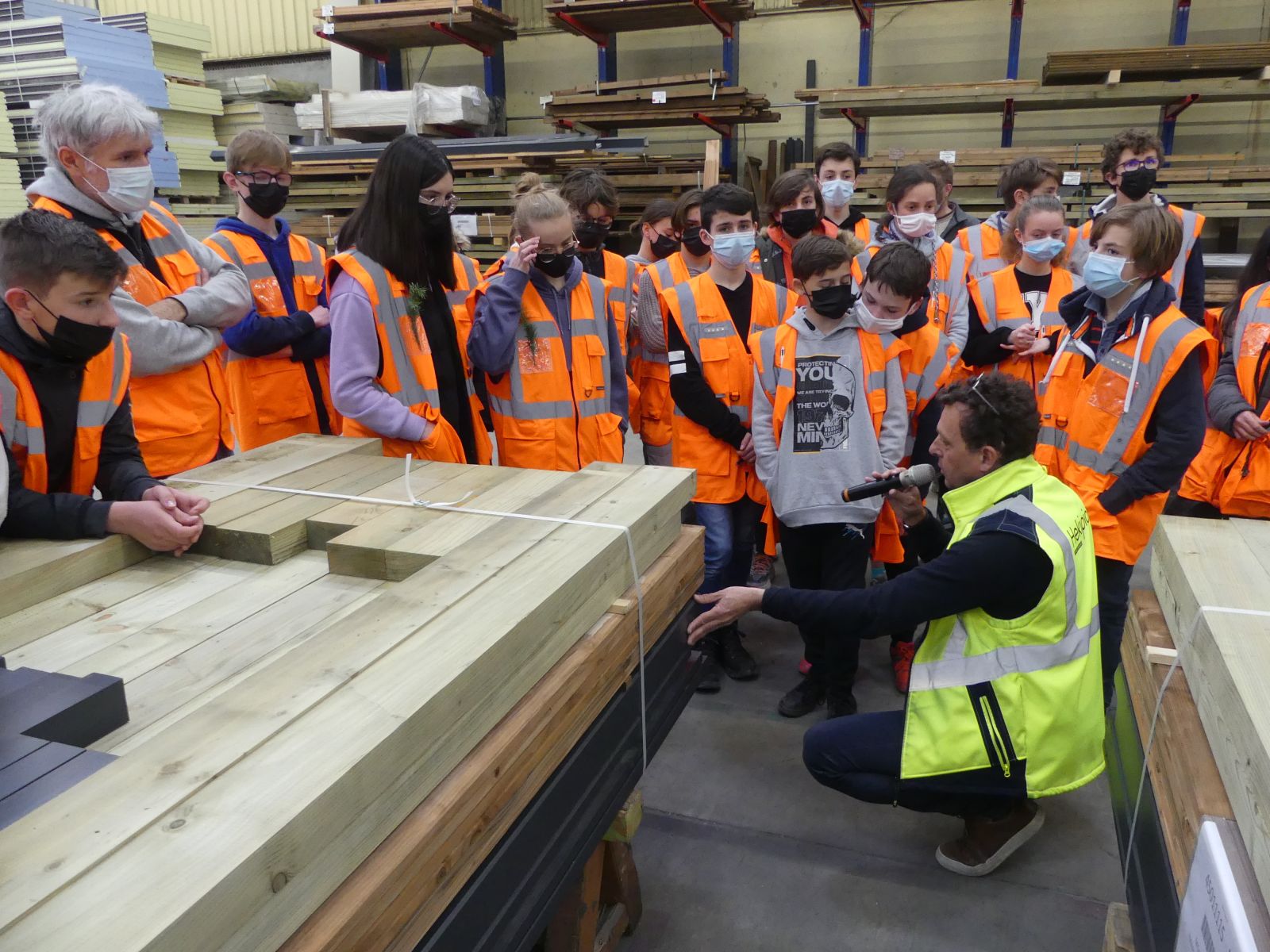 Visite d'un fabricant d'habitat léger