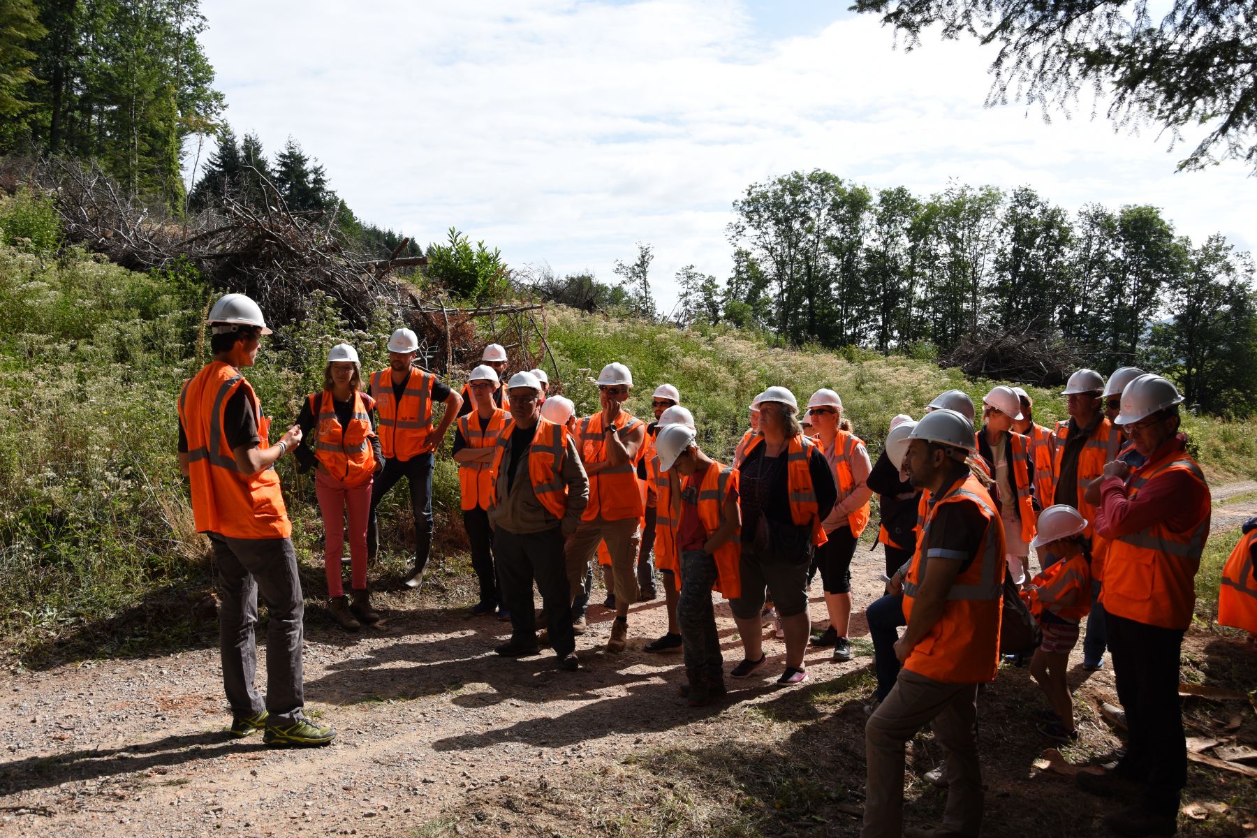 Visite Chantier Bûcheronnage Manuel - Vis ma Vie de Bûcheron - 31 Juillet 2019