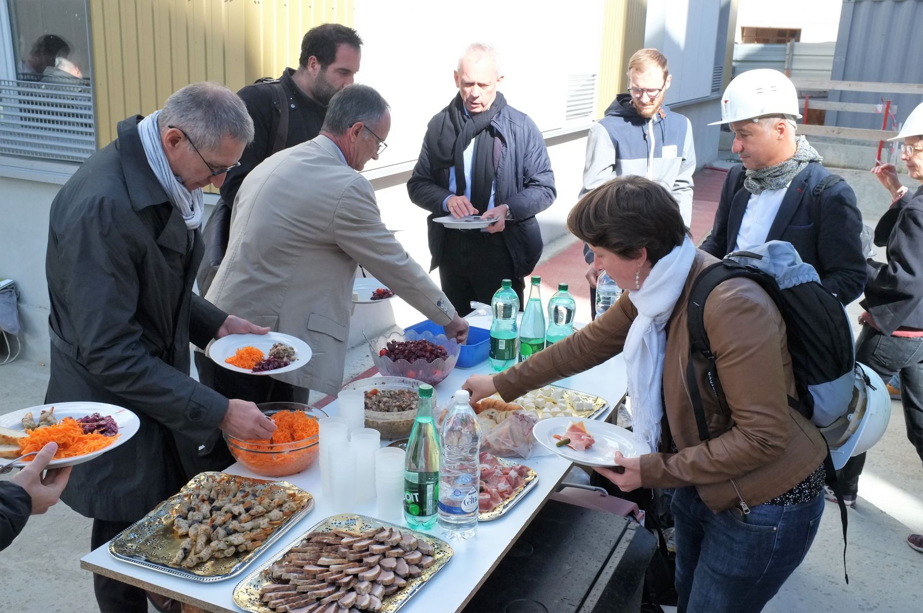 Fin de visite - Buffet