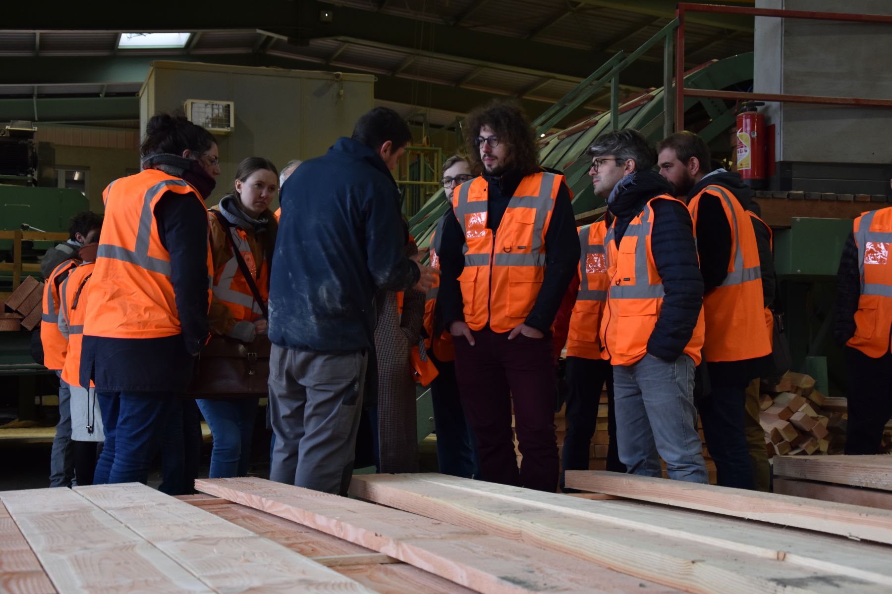 Transformation du bois: Visite de scierie de gros bois