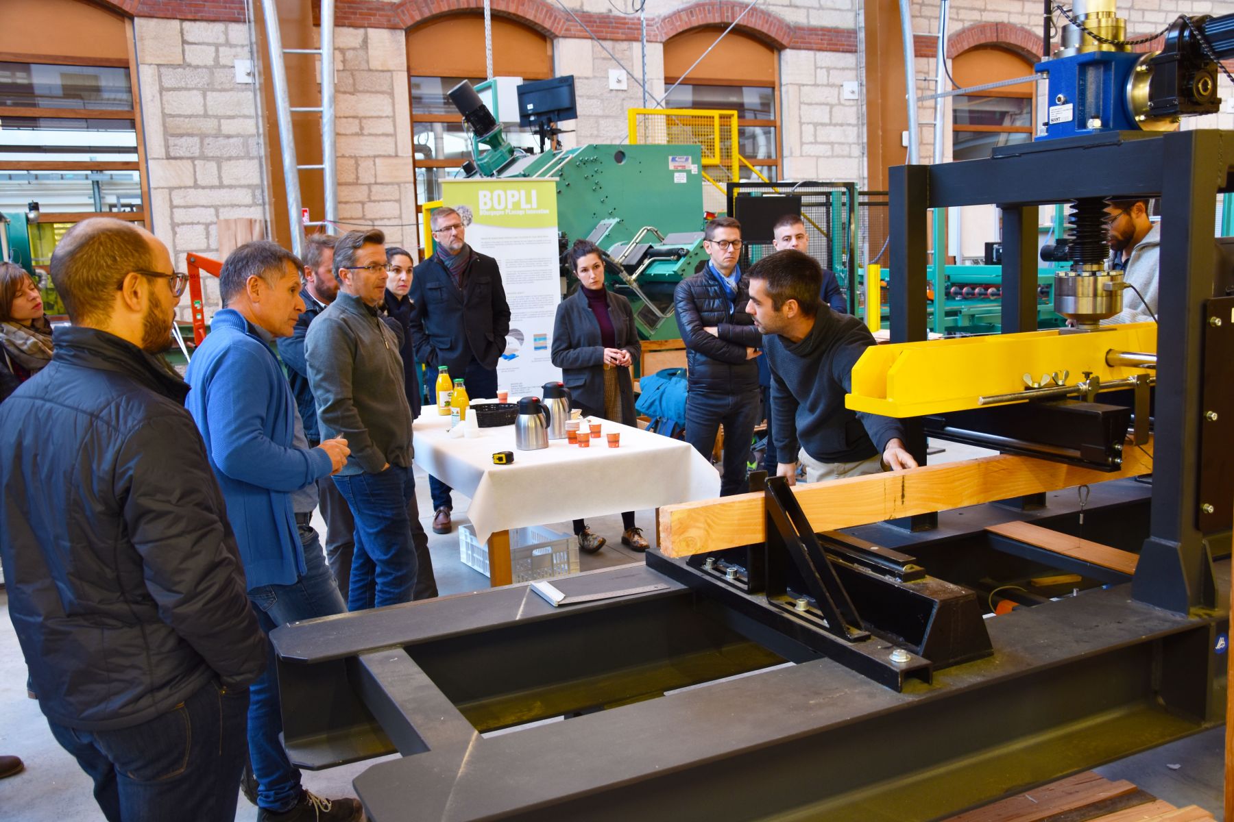 Visite de l'atelier LABO MAP - démonstration