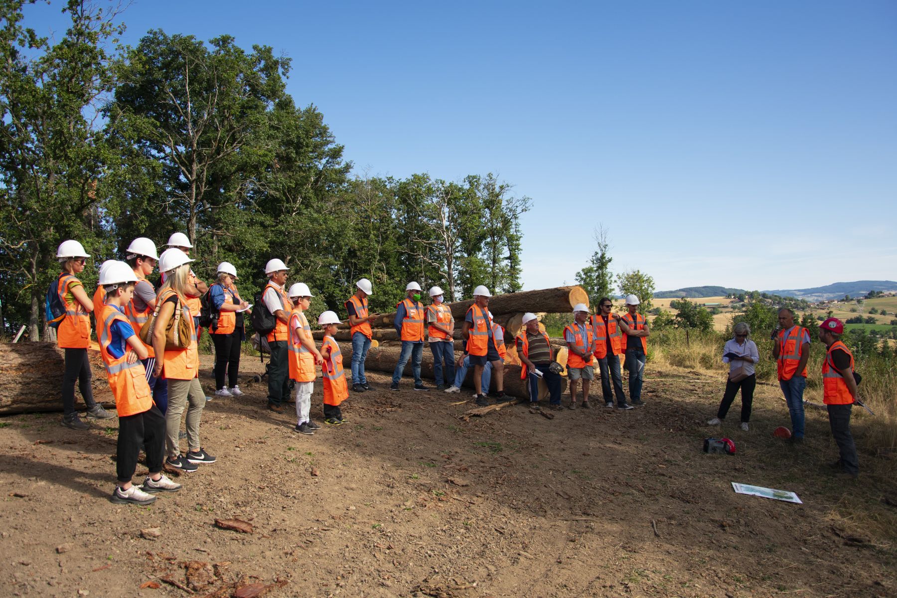 Présentation du chantier d'abattage manuel - Vis ma Vie de Bûcheron - 29 Juillet 2020