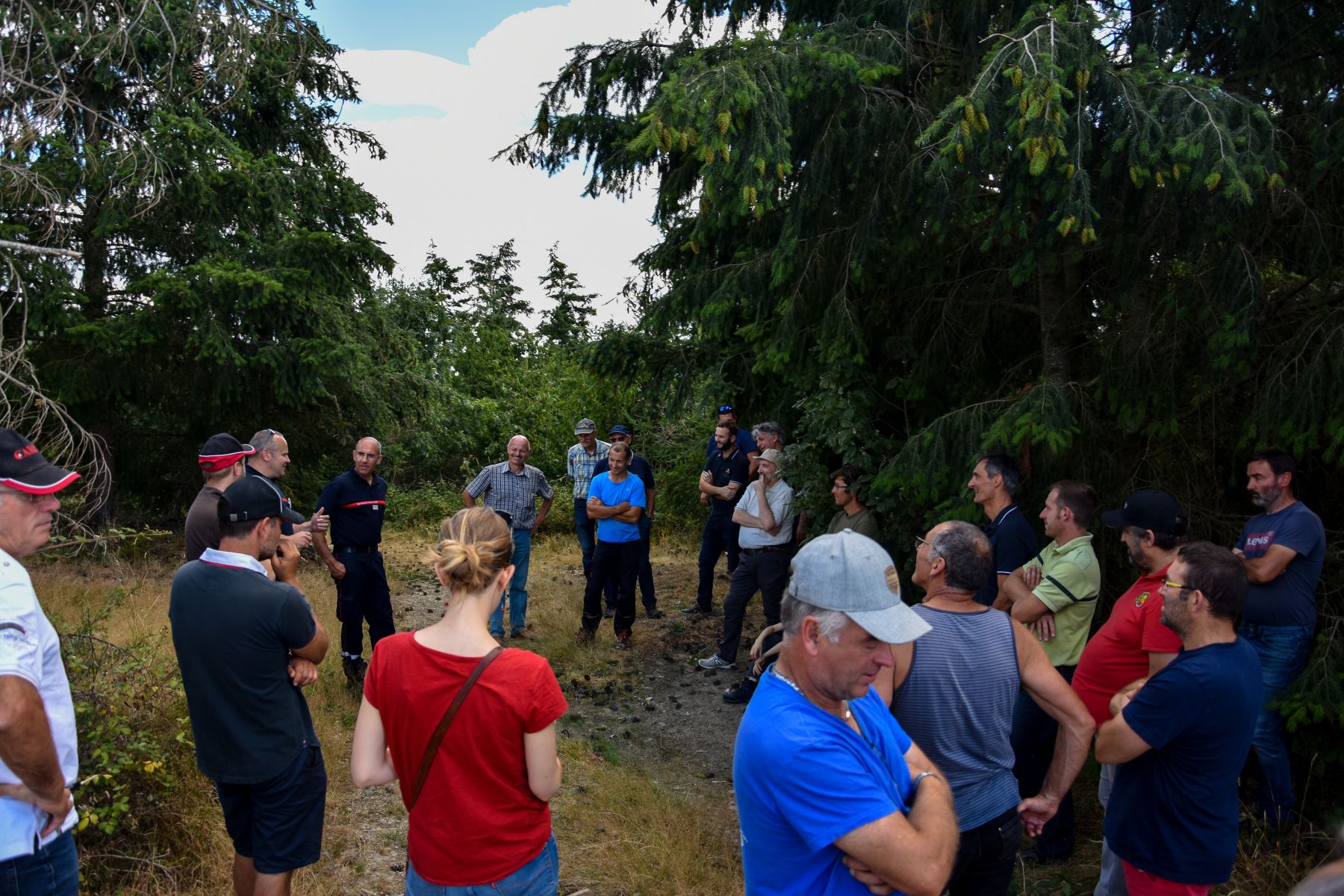 Échanges avec les Pompiers