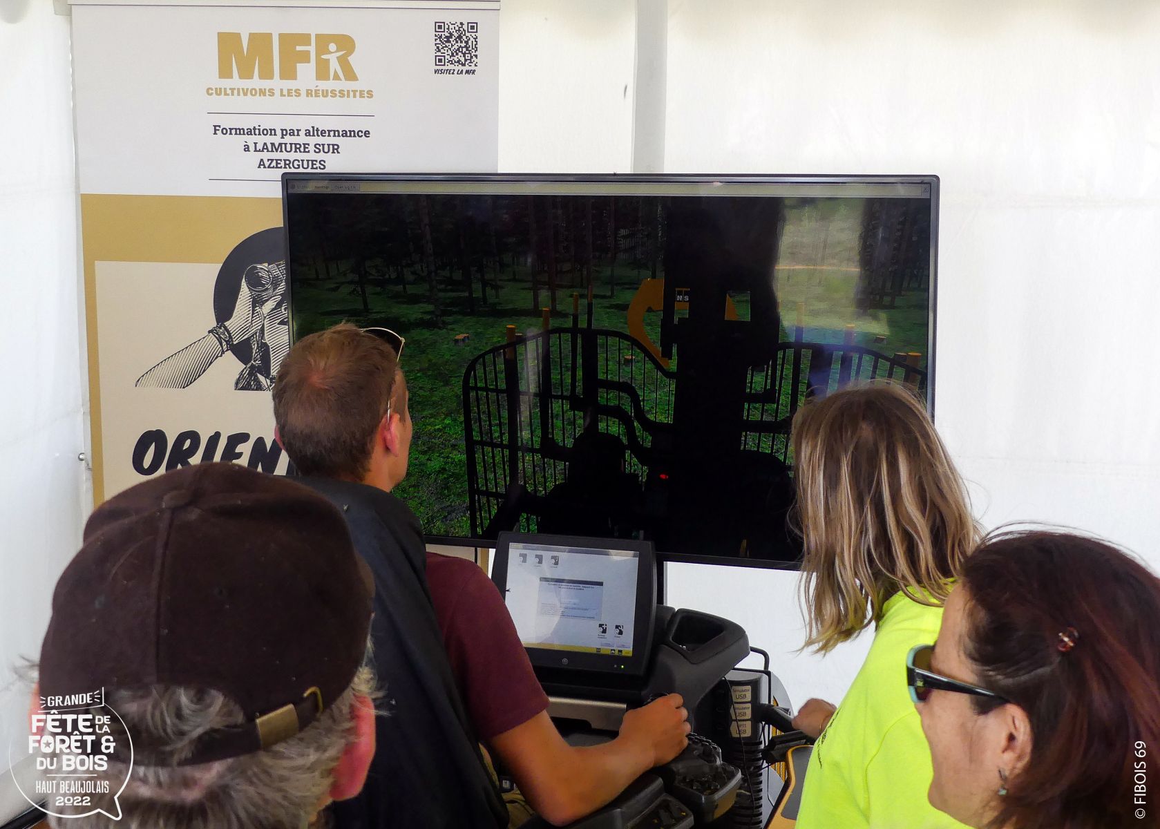 Simulateur de conduite d'engin