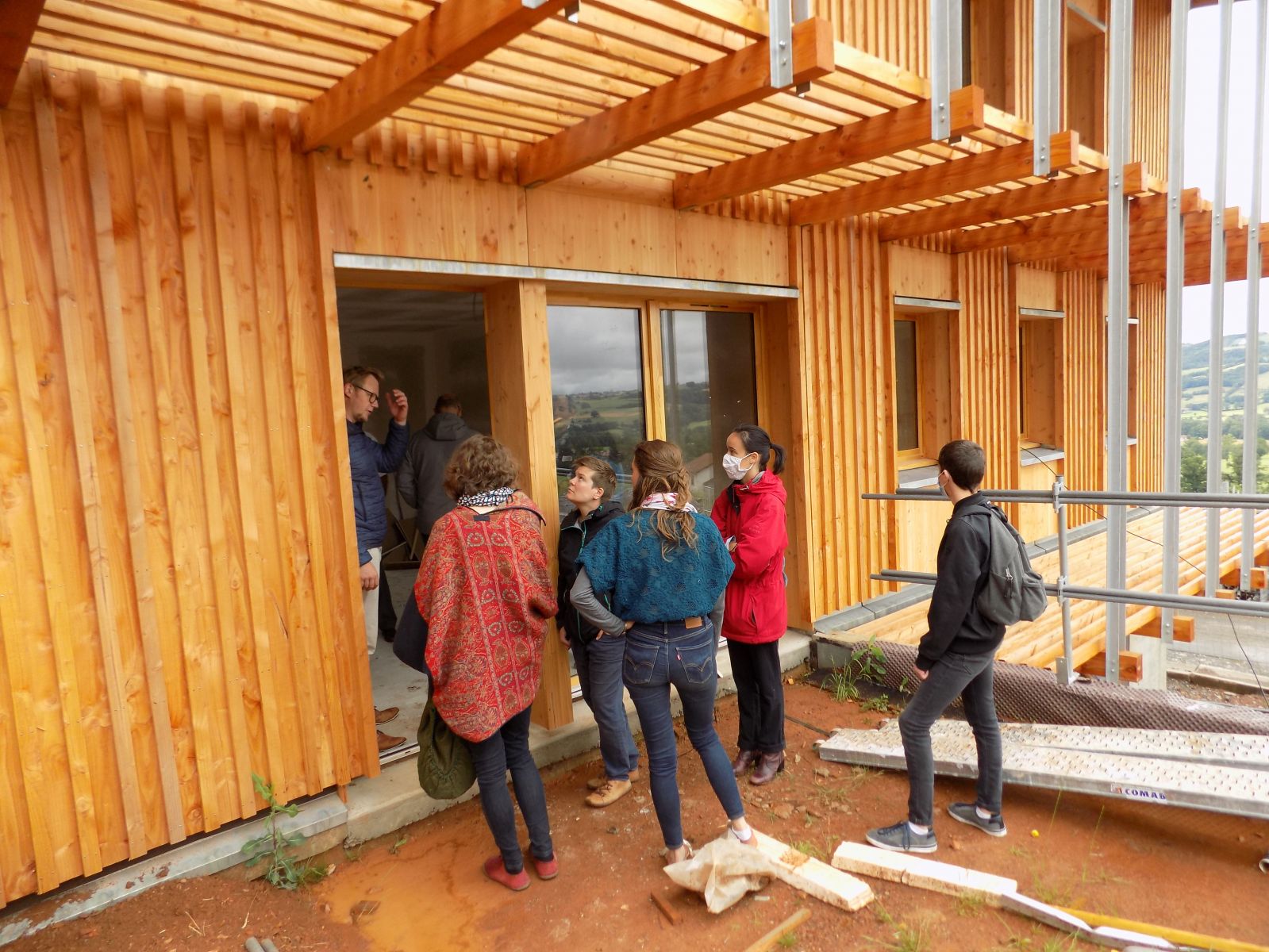 2021 - Visite de chantier construction bois