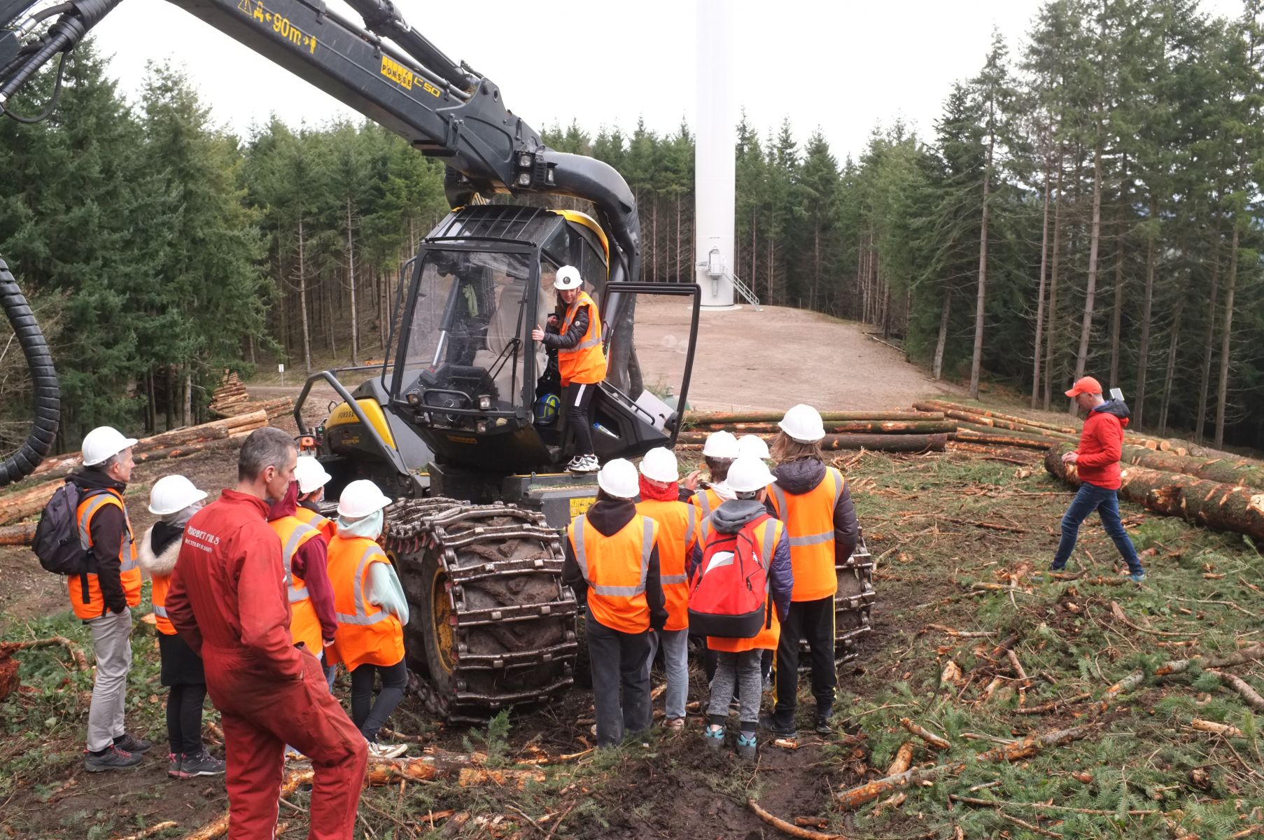 Visite d'un chantier d'exploitation mécanisée - 2022